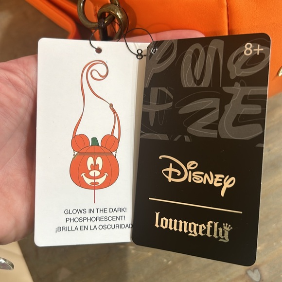 NWT Loungefly Mickey Mouse Mick-O-Lantern Crossbody Bag - Picture 11 of 11